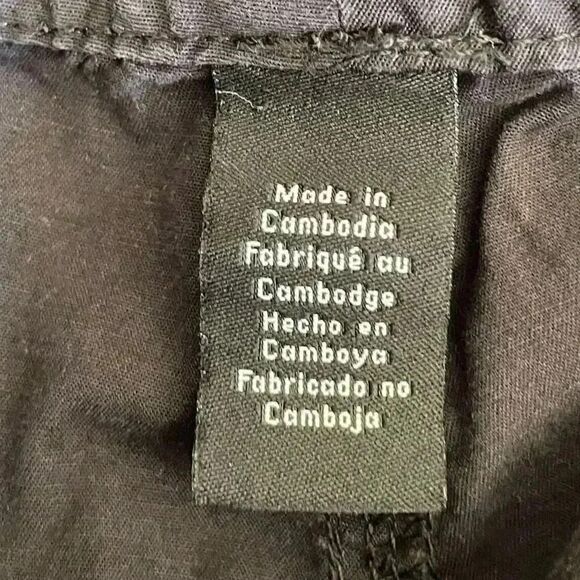 Calvin Klein Jeans Short Bermuda Shorts Rolling Cuffs Pockets Cotton SZ 2 # 1368 - Picture 6 of 10